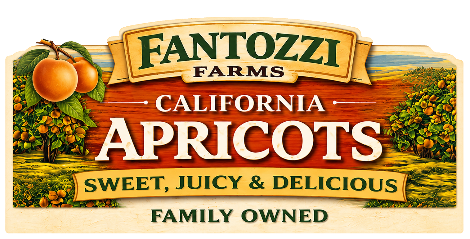 Fantozzi Farms - Sweet Juicy and Delicious Apricots - Sign